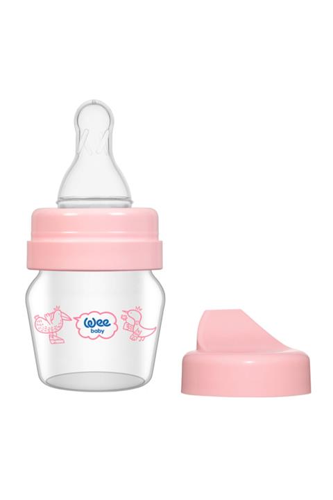 Wee Pembe Renkli Baby Mini Cam Alıştırma Bardağı Seti 30 Ml