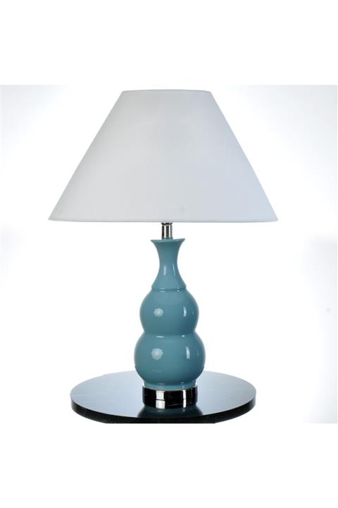 LUMİNLAND Linen Seramik Abajur (handmade )