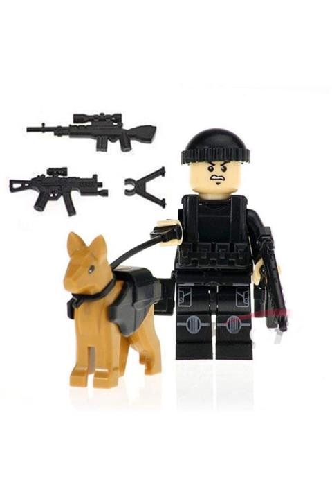 Legoedly Swat Asker Seti Lego Uyumlu Mini Zemin Dahil