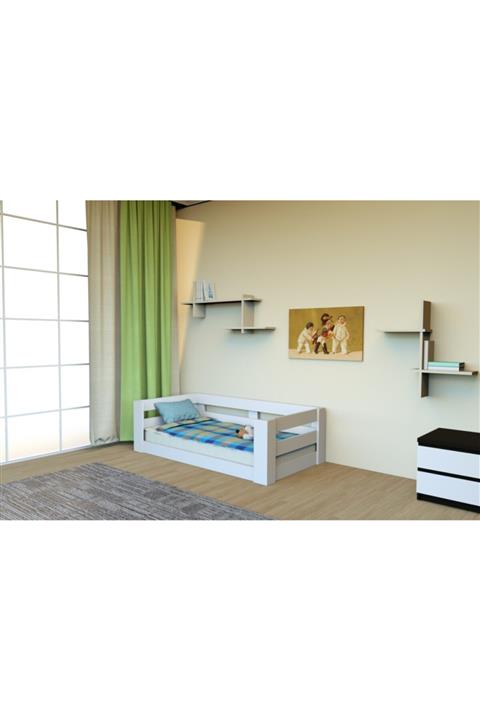 Fidan Grup Mdf Montessori Karyola Beyaz - 90x190 Yatak Uyumlu-fy105 Mdf