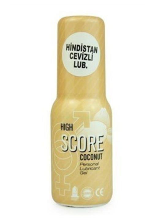 High Score Doğal Lubricant Hindistan Cevizli Cinsel Kayganlaştırıcı Jel 50 Ml