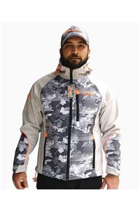 Fujin Camo Grey Softshell Mont Beden