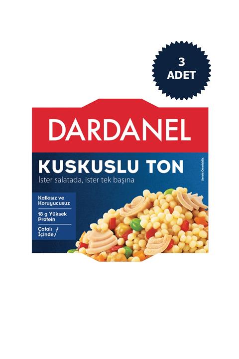 Dardanel Kuskuslu Ton 185g 3 Adet