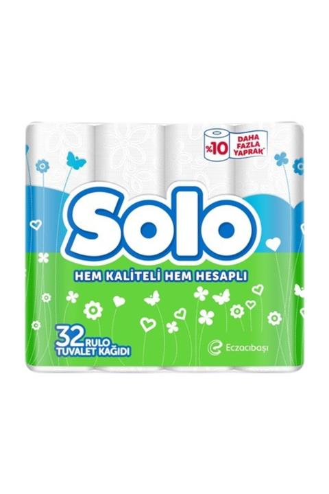 Solo Tuvalet Kağıdı 32 Rulo Parfümsüz