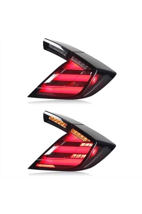 autogp Honda Civic Fk7 Typer Hb Ledli Stop Lambası Smoke 2016+