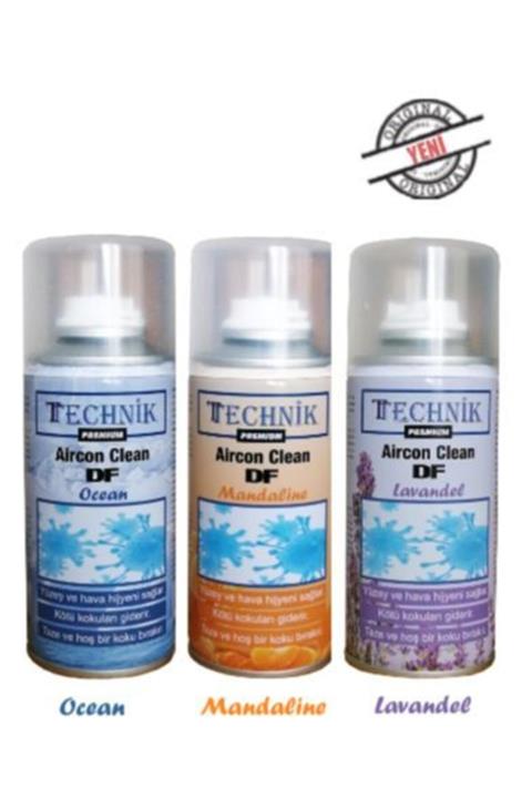 Technolit Technik 3' Lü Koku Bombası Araç Içi Ve Klima Koku Giderici ( Lavanta-mandalin-okyanus ) 150ml X 3