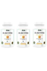 FLX Collagen Fish Peptides Glutatyon Biotin Tip 1-3 Balık Kollajen 90 Tablet X 3 Kutu