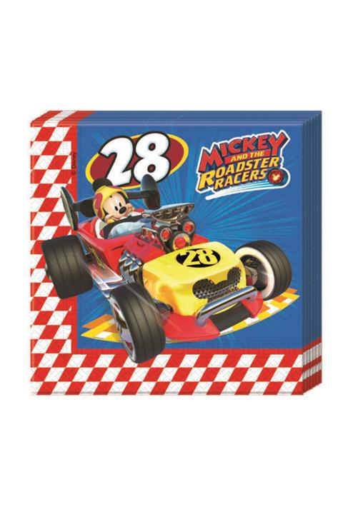 NEWOTO Kağıt Peçete Mıckey Roadster 33x33cm Pk:20