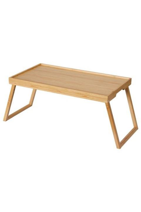 IKEA Yatak Tepsisi, Bambu 52x29 Cm Meridyendukkan Katlanabilir Tv Tepsisi