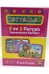Dıy Toy/Taba Grup Yavru Hayvanlar Ve Anneler Beceri Eğitici Zeka Tamamlama Kartları