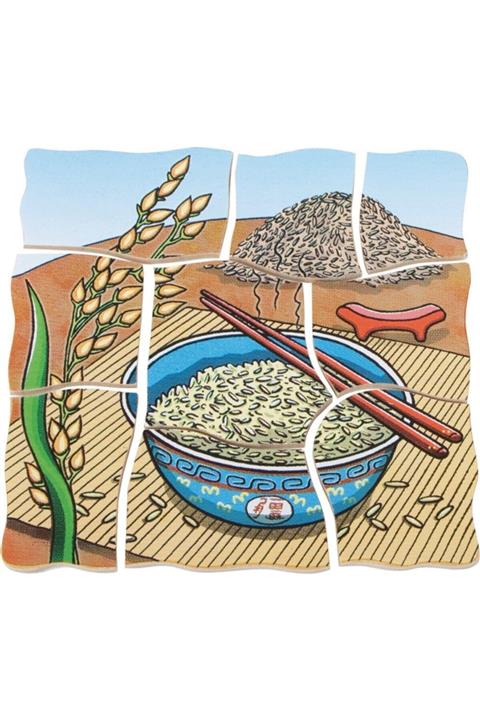 Beleduc Kat Kat Pirinç Ahşap Puzzle