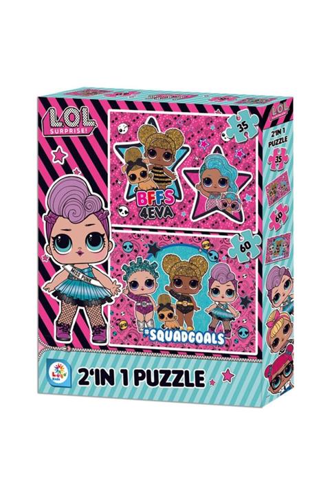 LOL Surprise Bebek 2'in 1 Puzzle Yapboz 35 Parça