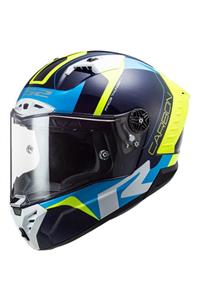 LS2 Thunder Racıng 1 Mavi-neon Sarı Kask-s