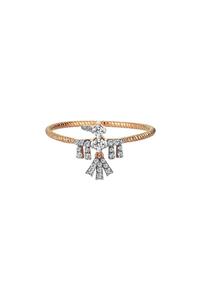 KISMET BY MİLKA Pembe Altın Beyaz Pırlanta Mini Falcon Ring RN35R02W000
