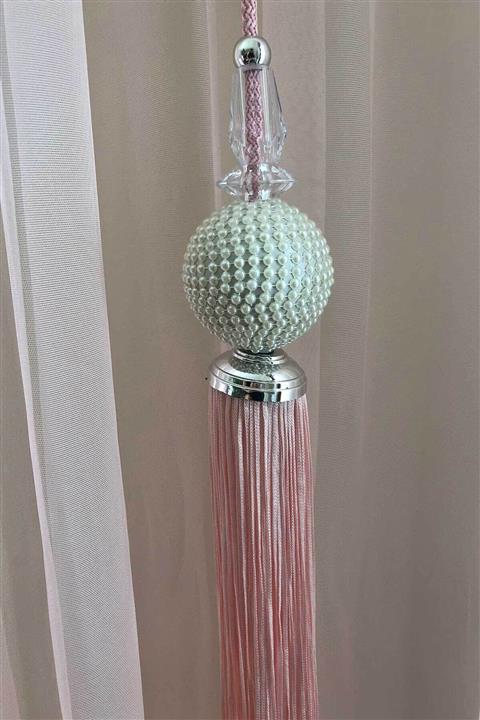 moda dadya Pudra İnci Sarkıt Perde Aksesuarı