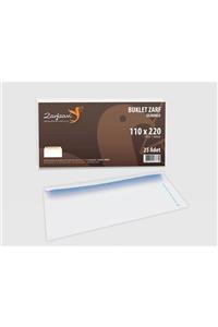 Zarfsan Buklet Zarf Düz 110 Gr 11x22 1.hamur 25 Adet