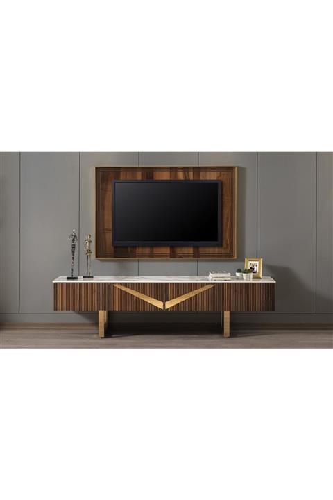 CaddeYıldız Kanyon Ceviz Tv Ünitesi