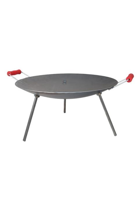 NURGAZ Campout Ayaklı Portatif Kavurma Sacı