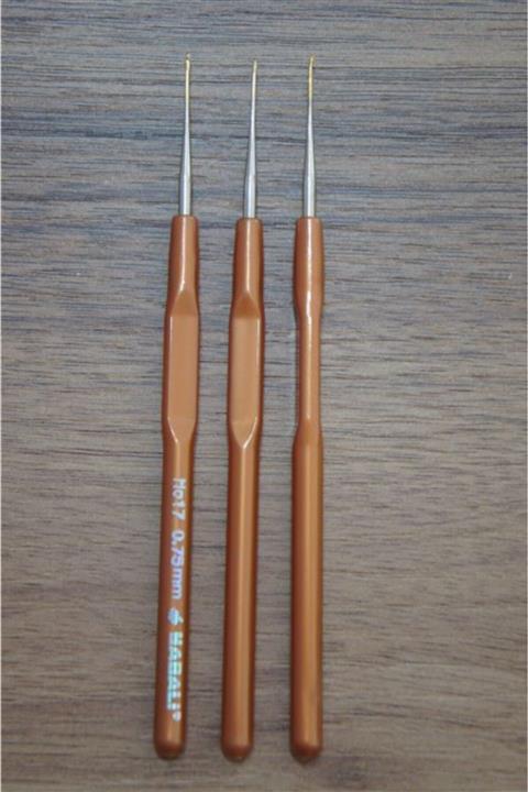 Yabalı - Saplı Dantel Tığ No:17 - 0.75 Mm