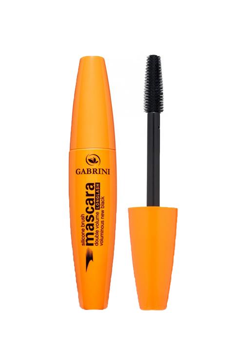 Gabrini Kirpikleri Uzatan Siyah Maskara & Silicone Brush Mascara Longlash Double Voluminous