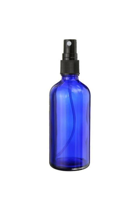 GALENİK Mavi Cam Şişe 30ml Siyah Sprey Başlıklı 48 Adet