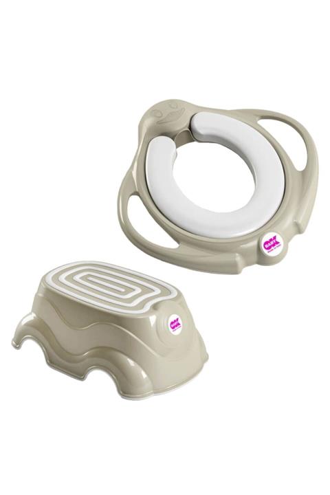 Nuk Okbaby Pinguo Klozet Adaptörü & Herbie Yükseltici / Gri