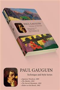 retronote Paul Gauguin 4'lü Defter Seti - Technique And Style Series - Çizgisiz - 64 Sayfa - 10,5x14cm