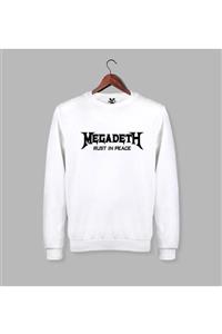 Darkia Megadeth - Rust In Peace Baskılı Uzun Kollu Sweat - Sweatshirt