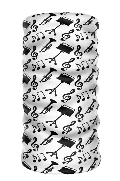 eTaktik Collar Music Notes Buff Boyunluk Bandana Balaklava
