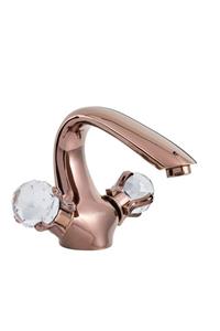 Fontana Fk-1713 Rose Gold Lavabo Bataryası