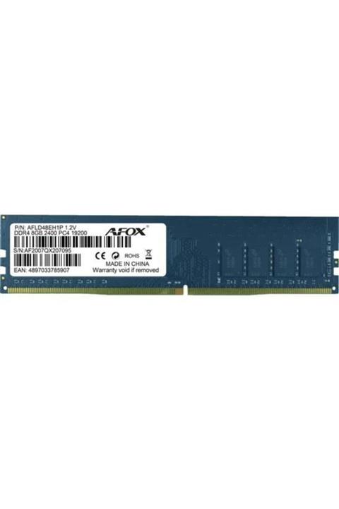 Afox 8gb 2400mhz Ddr4 Pc Mıcron Chıps Ram Afld48eh1p