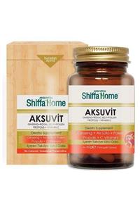 Shiffa Home Aksuvit Ginseng Arı Sütü Polen Propolis C Vitamini 80 Tablet 750 mg