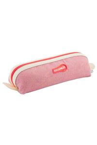 Kalemlig Clown Curved Kanvas Kumaş Tek Bölmeli Kalem Kutusu Model-05