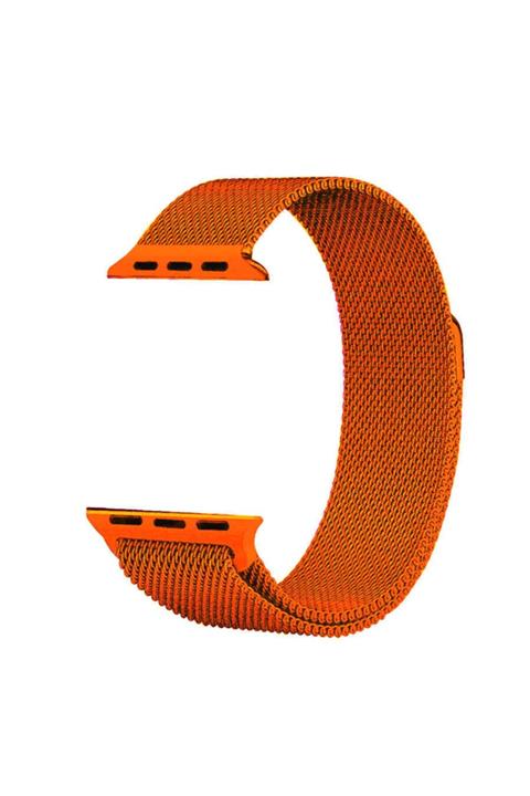 zore Apple Watch 42mm Krd-01 Metal Kordon-turuncu