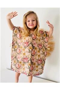 BABYBEK Vintage Rose Organik Müslin Panço