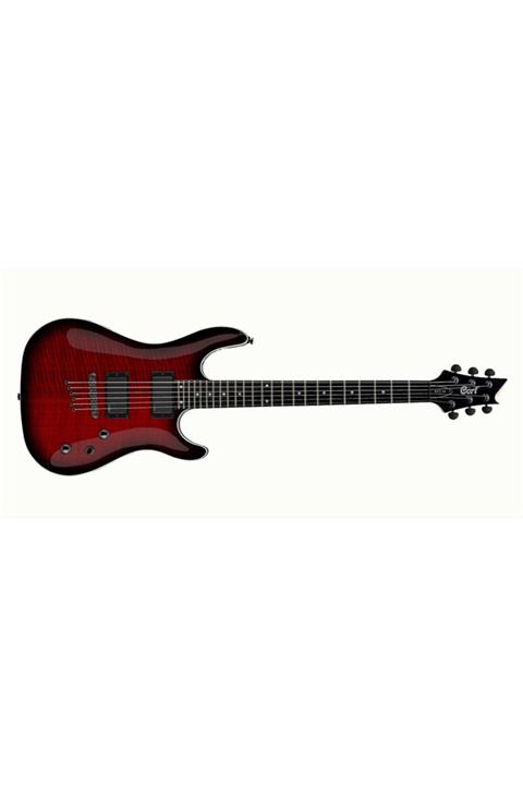 CORT Kx5dxbcs Elektro Gitar Katana, Vişne Çürüğü Sunburs