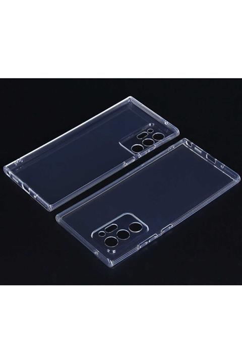 Samsung Note 20 Ultra Kılıf Kamera Korumalı Dayanıklı Silikon Imax Model Şeffaf