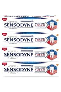 Sensodyne Hassasiyet & Diş Eti Güçlü Diş Eti Beyazlatıcı 75 Ml X 4 Adet