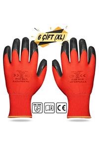 Badem10 Maxsafety Latex Sanayi Iş Usta Eldiveni Lateks Eldiven 10/xl (6 Çift)