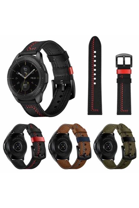 noktaks Gear S3 (22mm) Krd-19 Deri Kordon