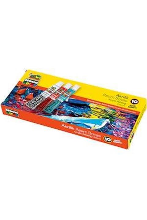 Nova Color Akrilik Boya 10 Renk Tüp