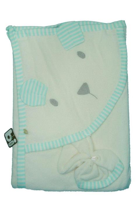 Hippo Bibaby Tavşanlı Keseli Bebek Havlusu Silgi