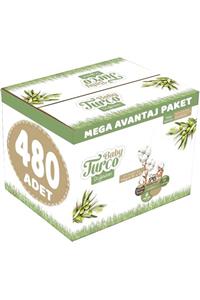 Baby Turco Bebek Bezi Doğadan Beden:6 (16-25kg) Xlarge 480 Adet Mega Avantaj Pk