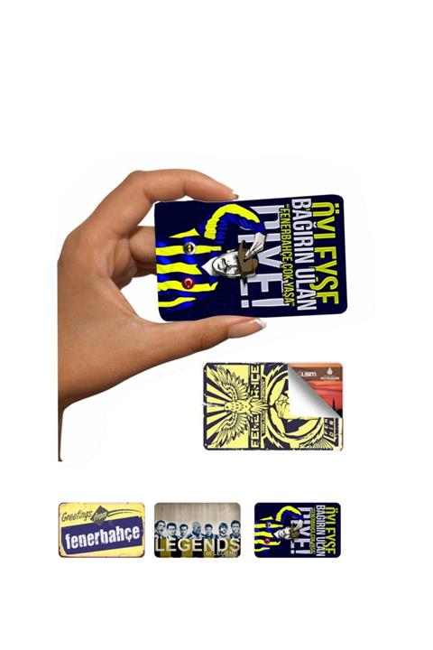 MARSİLYA Fenerbahçe Iett&ininal Kart Kaplama Sticker 4 Adet
