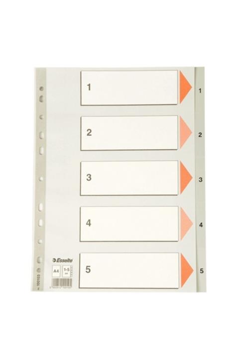 Esselte 1 5 Rakamlı Separatör Slt-100103