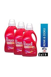 Perwoll Yenileme Ve Onarım Renkliler Için 3 X 1 Lt