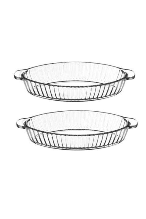 Paşabahçe 2li Borcam Kulplu Fırın Tepsisi