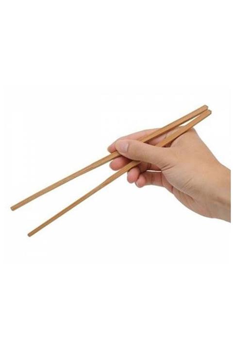Mobee Chopsticks 1 Paket 10 Çift - Çin Yemeği Çubuğu - Bambu
