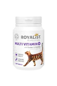 Royalist Multivitamin Kediler Için Mineral Katkılı Genel Sağlık Destekleyici Tablet 150 Adet