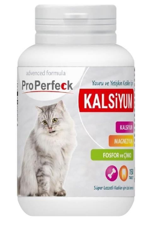 GND PET Pro Perfeck Kediler Için Kalsiyum 150 Tablet